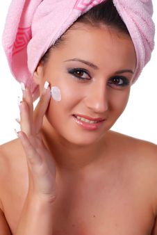 Woman In Towel Stock Images Woman In Towel Stock Images