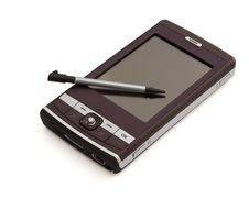 Pocket PC Isolated Stock Photo Pocket PC Isolated Stock Photo