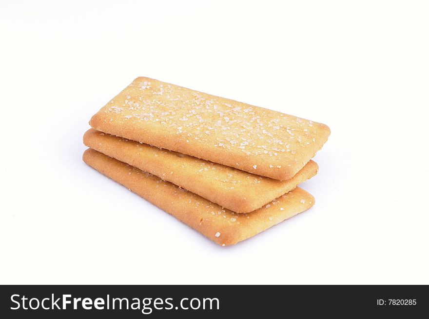 Group of cookies isolated in background white