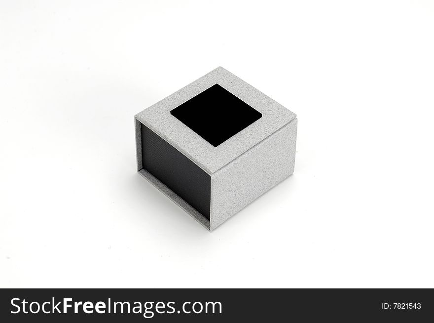 Jewellery box isolated at white. Jewellery box isolated at white