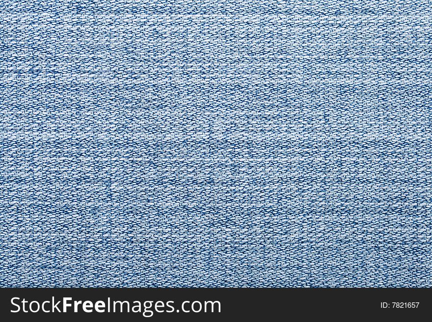 Blue jeans textile macro