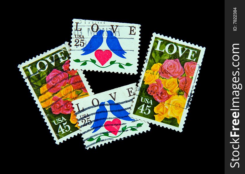 US Love Postage Stamps