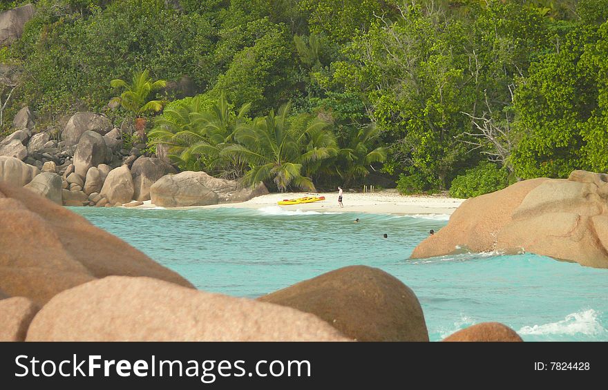 The Beach of Anse Lazio, Praslin, Seychelles, 2008