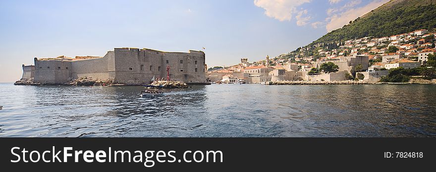 Dubrovnik - Panoramic View From Seaside