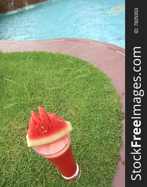 Watermelon Juice At Pool