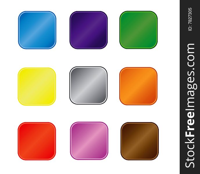 Colorful squares which can be used for website and background for icons. Colorful squares which can be used for website and background for icons