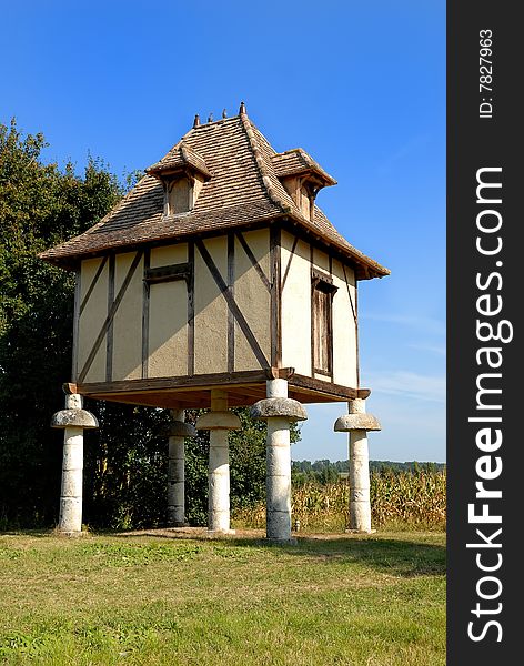 Old pigeon house in south west France. Old pigeon house in south west France