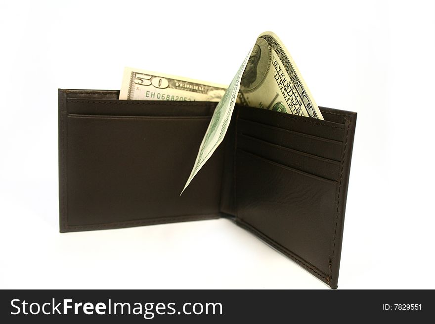 Wallet With Dollars