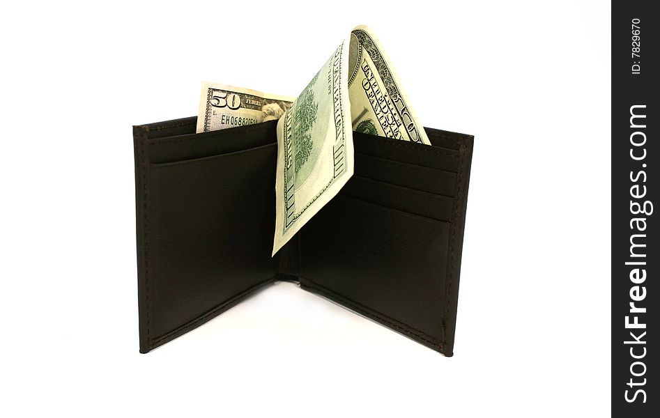 Wallet With Dollars