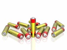 3d Batteries Royalty Free Stock Images 3d Batteries Royalty Free Stock Images
