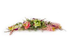 Bouquet Of Artificial Flowers Stock Photo