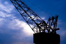 Shipyard Crane Royalty Free Stock Photos Shipyard Crane Royalty Free Stock Photos
