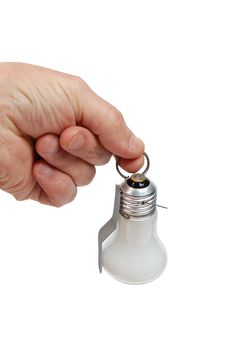 Hand Lamp - Grenade Royalty Free Stock Images Hand Lamp - Grenade Royalty Free Stock Images