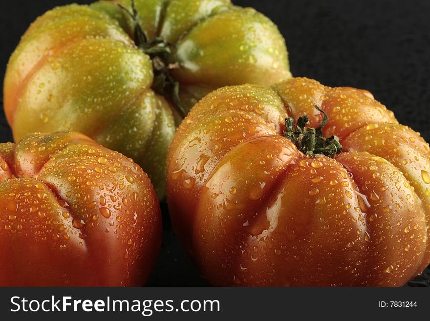 Close-up Of Green Tomatoes