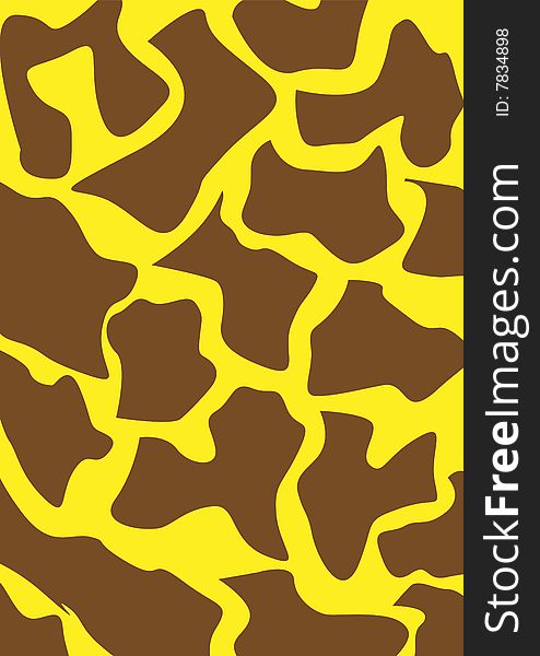 Abstract Giraffe Background