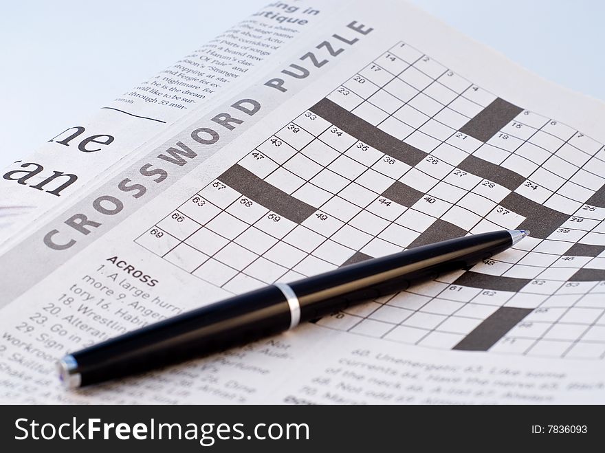 Newspaper's crossword puzzle is empty