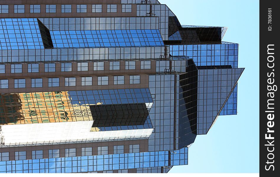 Mirrored  Office Building