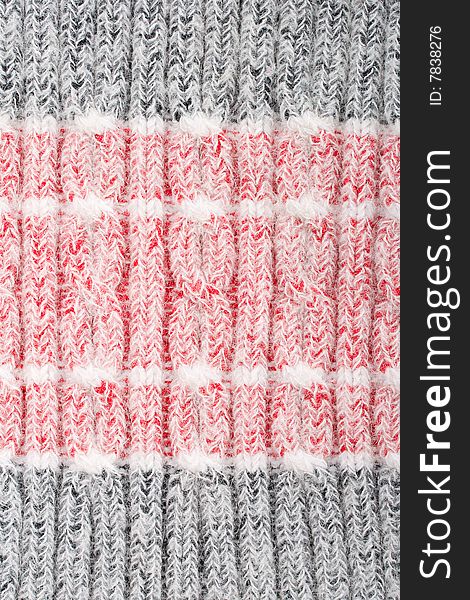 Red-gray woolen cloth texture