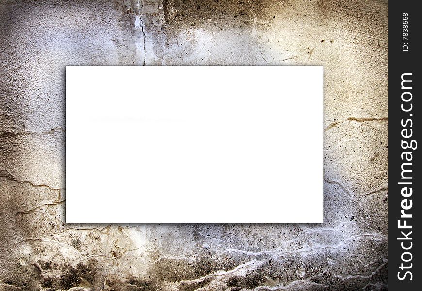 Cement wall grunge texture with white copy-space for your text. Cement wall grunge texture with white copy-space for your text.