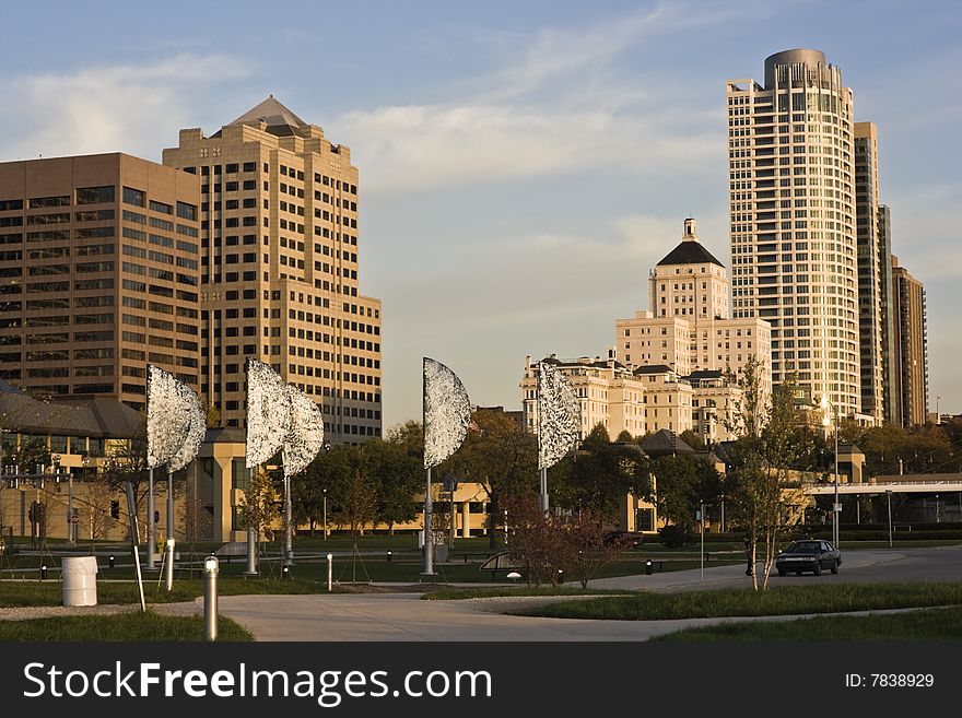 Autumn in downtown Milwaukee, Wisconsin. Autumn in downtown Milwaukee, Wisconsin.