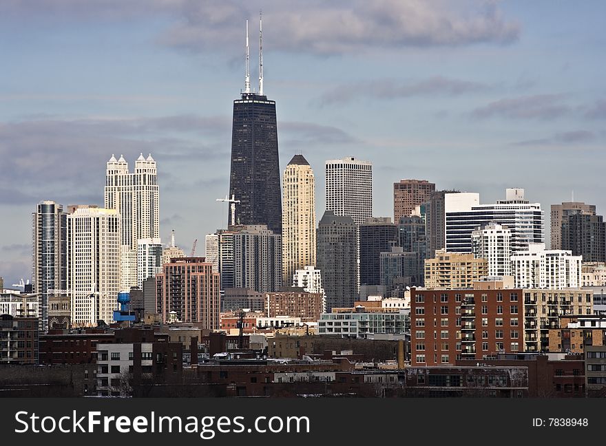 Chicago, IL - John Hancock Building area