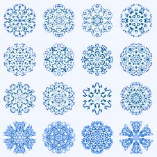 Some Of My Snowflakes Royalty Free Stock Image