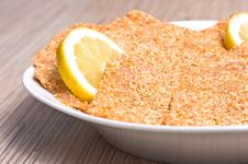 Preparing Cutlets From The Chicken Breast. Stock Photo Preparing Cutlets From The Chicken Breast. Stock Photo