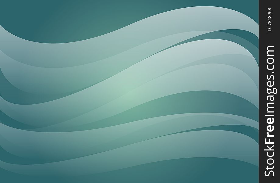 Abstract wavy style layered background. Abstract wavy style layered background