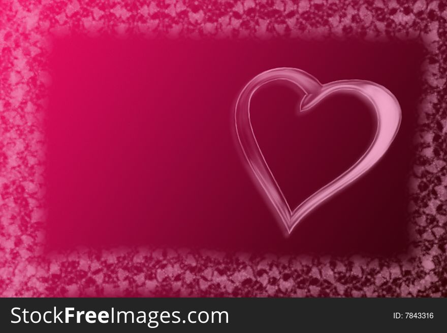 Abstract valentine background with space for text