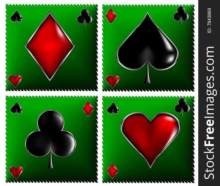 Poker Cards Signs