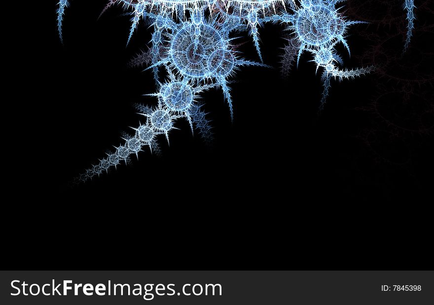 Cool modern fractal background. Great design element. Cool modern fractal background. Great design element.