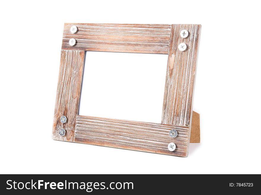 Clean photoframe in white background