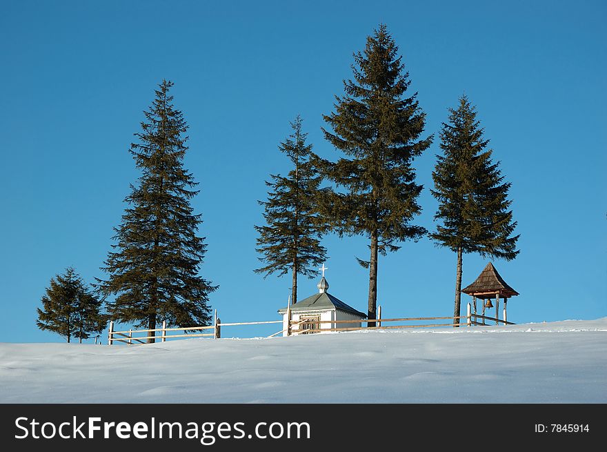 Chapel in countryside