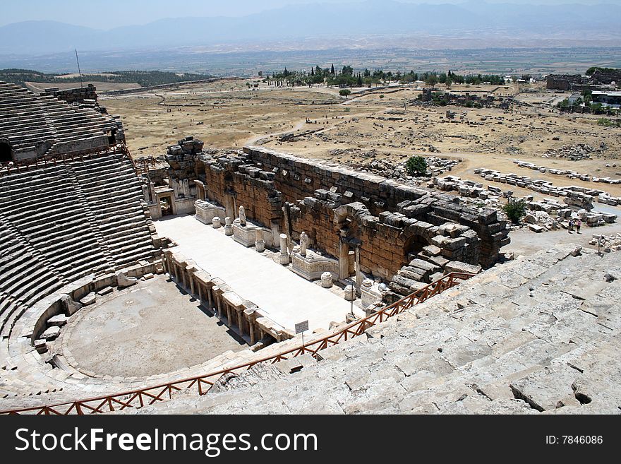 Amphitheatre In Pamukkale