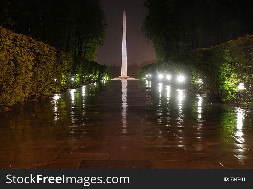 Area of victory in a II world war. 
Kyiv (Kiev), Ukraine