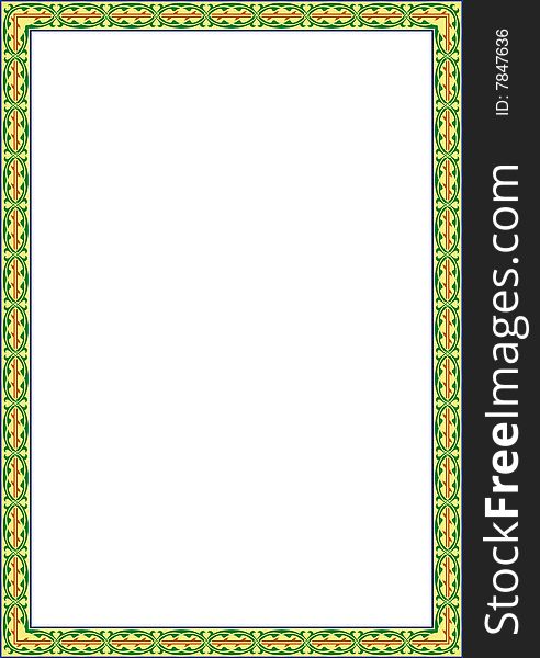 Decorative floral frame for text. This is a vector image - you can simply edit colors and shapes. Decorative floral frame for text. This is a vector image - you can simply edit colors and shapes.