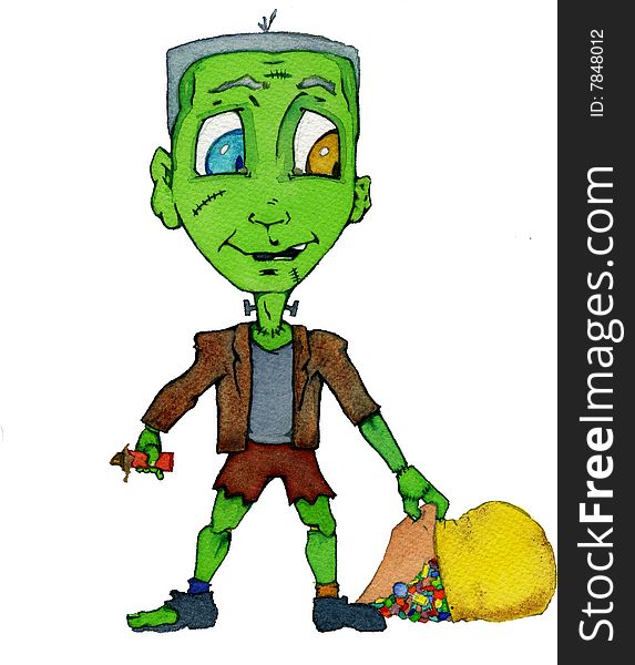 Frankenkid is the kid version of Dr. Frankenstein's monster. Frankenkid is the kid version of Dr. Frankenstein's monster.