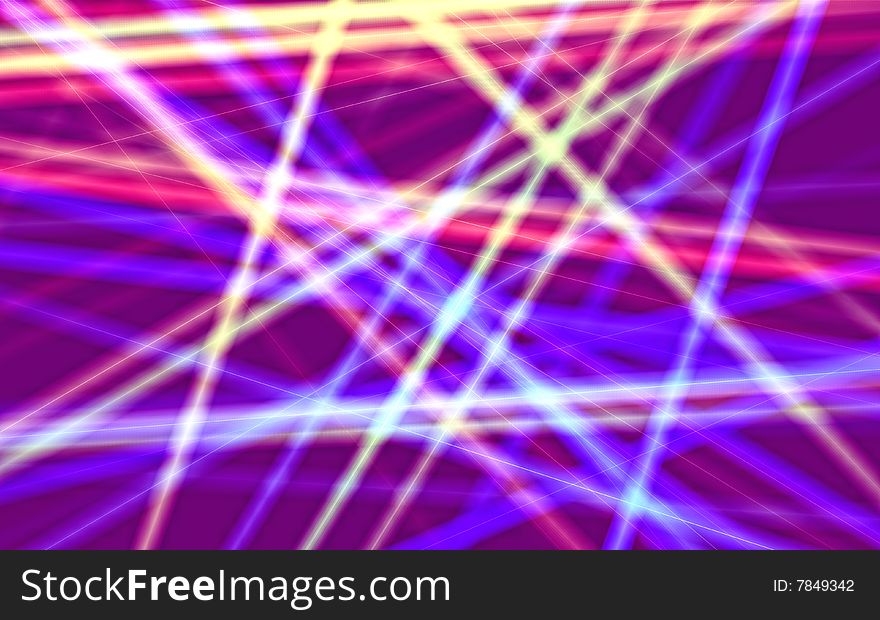 Abstract background with color beams