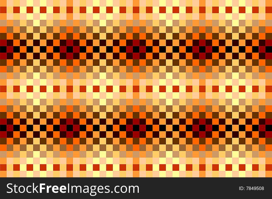 Seamless folk pattern. Vector illustration.