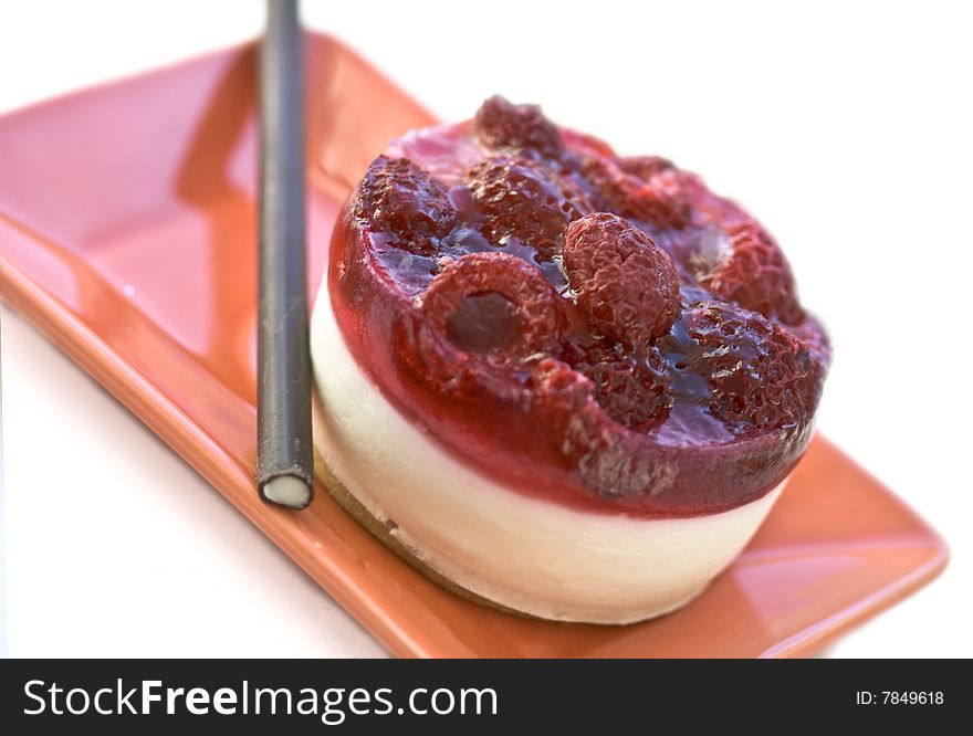 Cake With Raspberries