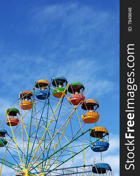 A ferris wheel