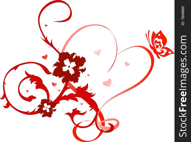 Valentines Day Background With Heart