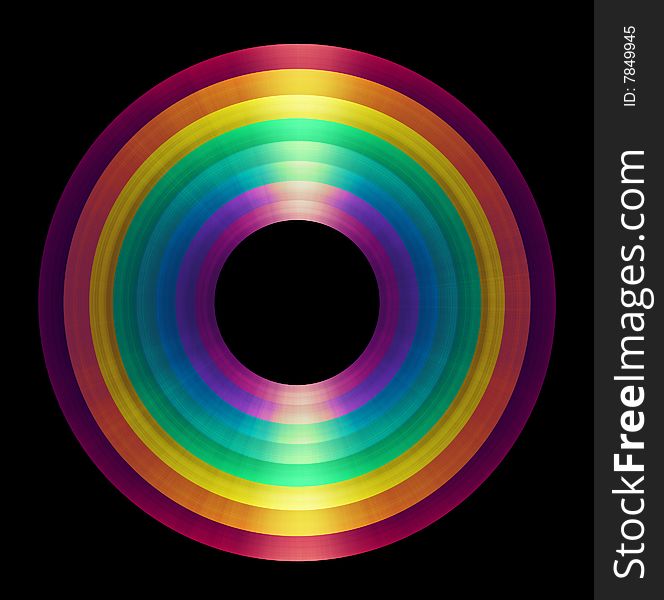 Abstract color rainbow cd circles. Abstract color rainbow cd circles