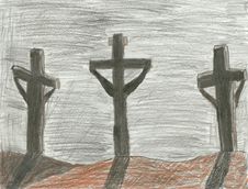 The Crucifixion Royalty Free Stock Image The Crucifixion Royalty Free Stock Image
