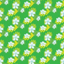 Seamless Background With Leaves And Flowers Stock Photography Seamless Background With Leaves And Flowers Stock Photography