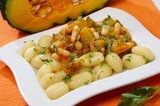 Pumpkin Goulash With Beans Royalty Free Stock Photography Pumpkin Goulash With Beans Royalty Free Stock Photography