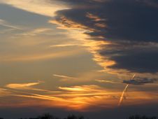 Orange Sunset Royalty Free Stock Images Orange Sunset Royalty Free Stock Images