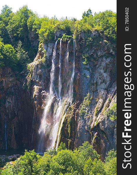 Plitvicka jezera national park - the most beautiful part of Croatia