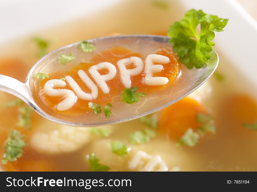 Noodle Soup With Dumplings