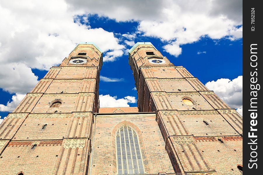 The Frauenkirche cathedral in Munich Germany